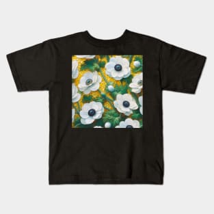 Anemone Flowers Kids T-Shirt